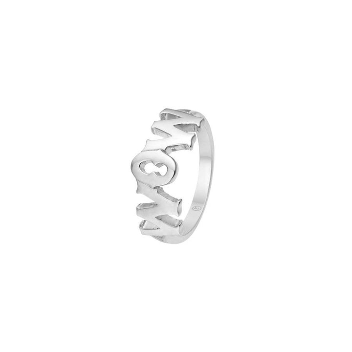 Mads Z Sølv Wow/Mom Ring – 2140097-001