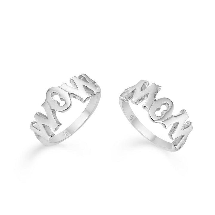 Mads Z Sølv Wow/Mom Ring – produktbillede 2