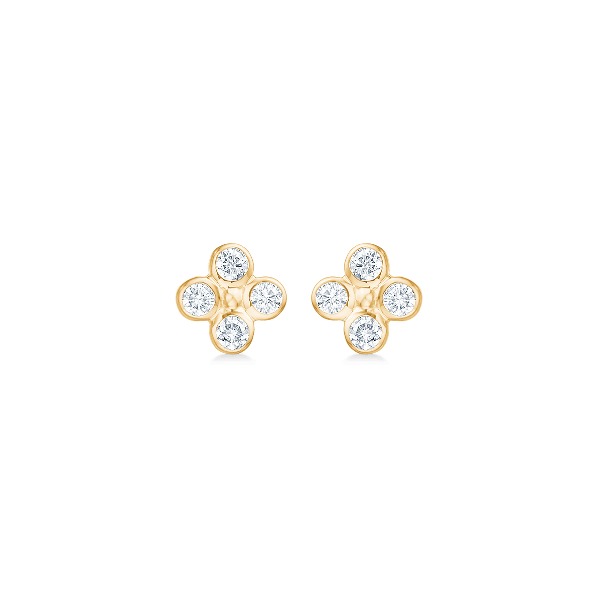 Mads Z Sophias Bloom 14kt Guld Ørestikker m. 0.16ct W.si – 1511194