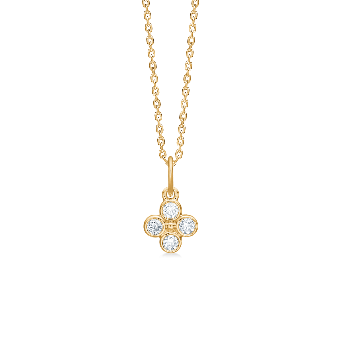Mads Z Sophias Bloom 14kt Guld Vedhæng 0.20ct W.si – 1531195
