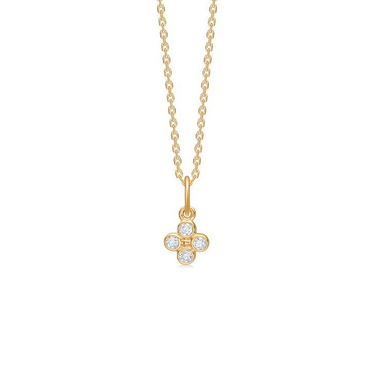 Mads Z Sophias Bloom 14kt Guld Vedhæng med 0.12ct W.Si – 1531194