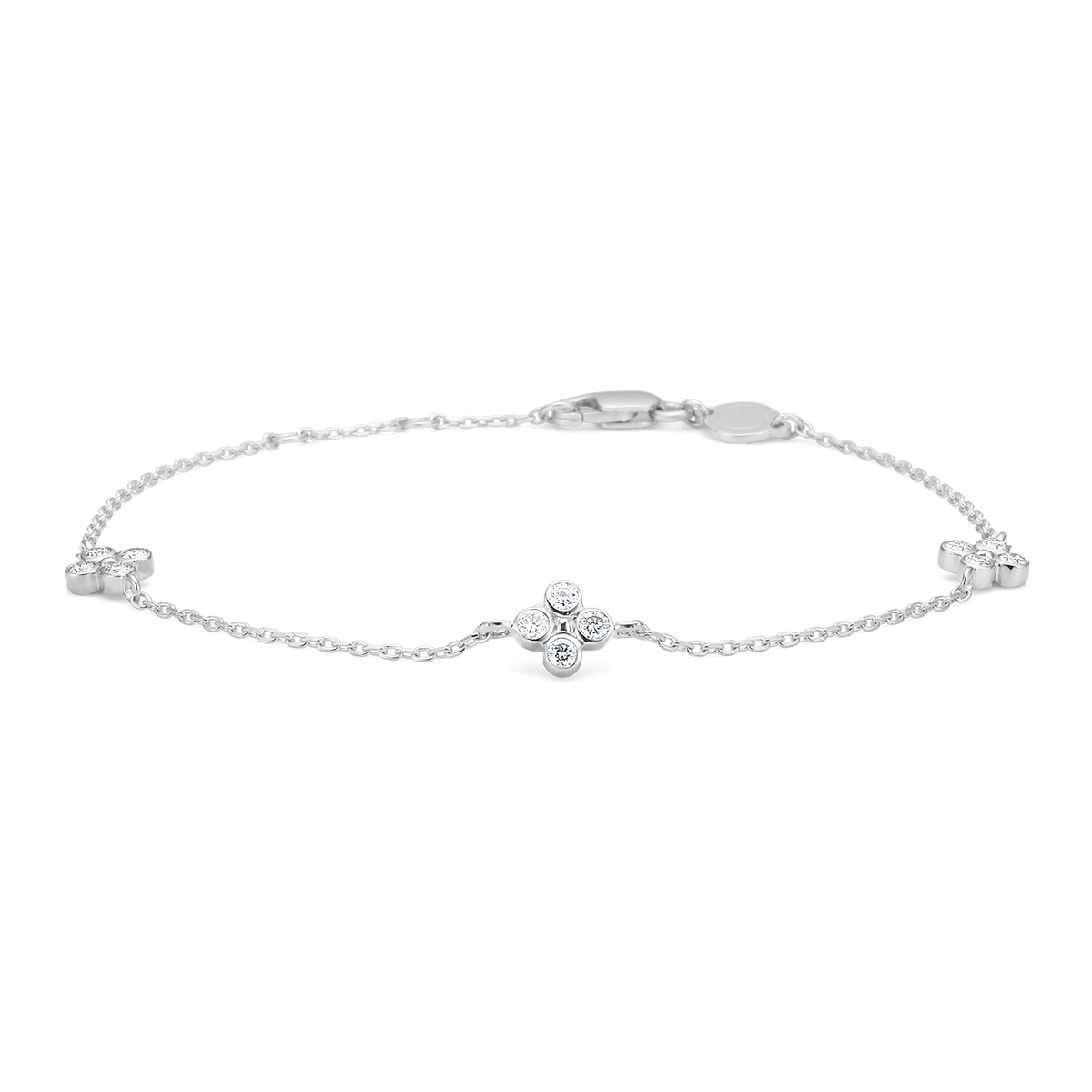 Mads Z Sophias Bloom Sølv Armbånd m. Hvid Topas – 2156195