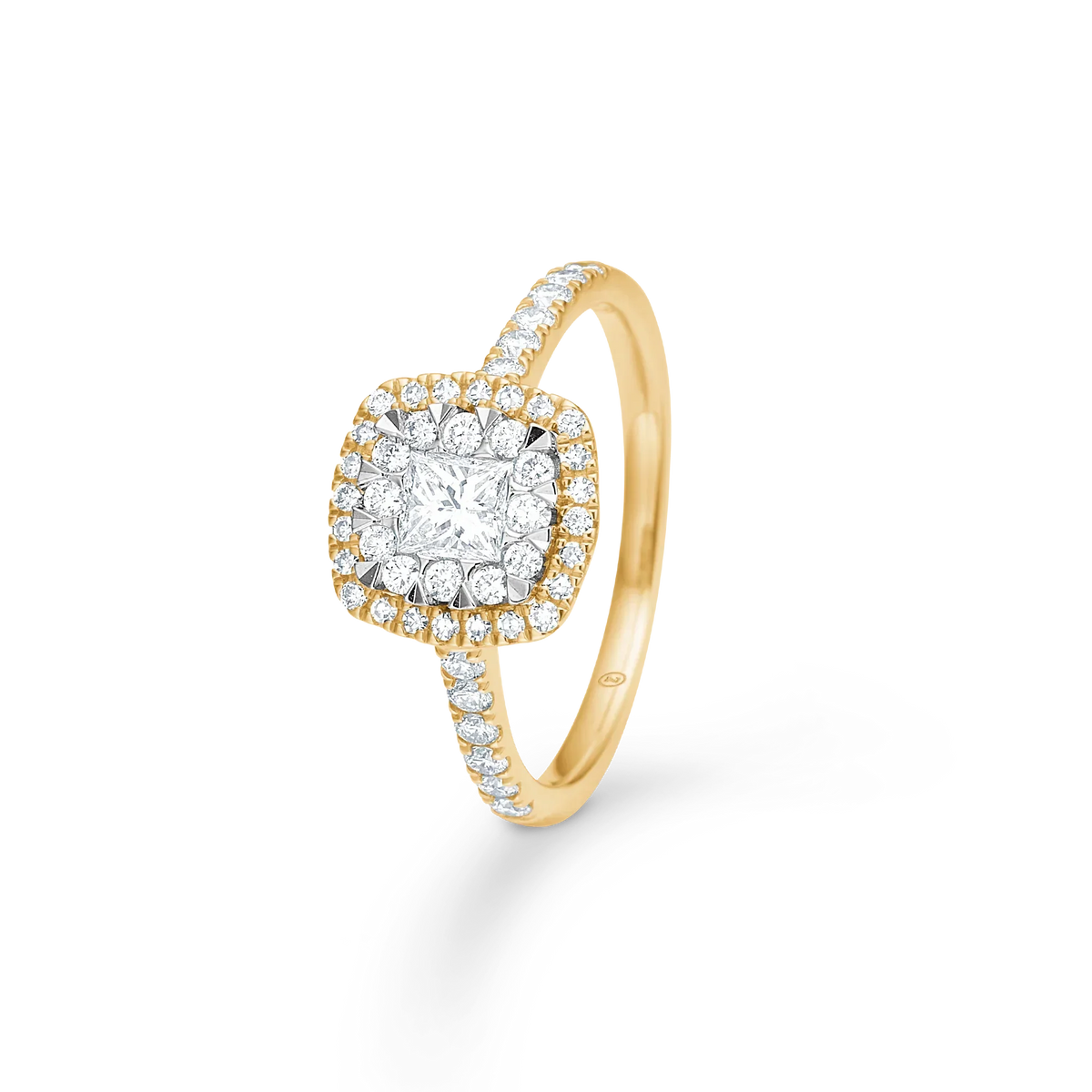Mads Z Stellaire 14kt Cushion Ring 0.65ct W.Si – 1541045-001