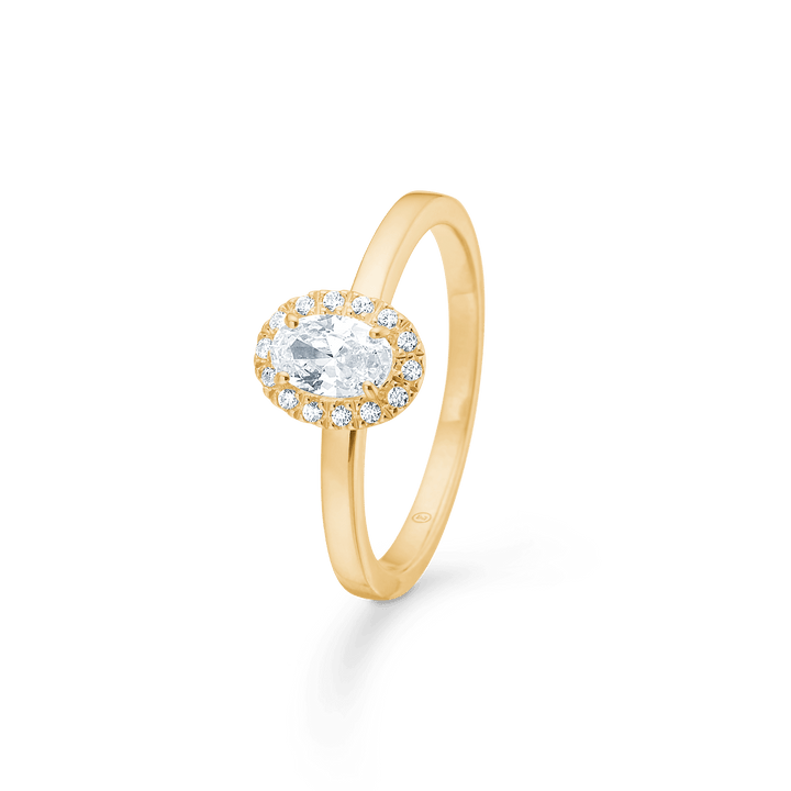 Mads Z Stellar 8kt Guld Ring med Zirkonia – 3347001-001