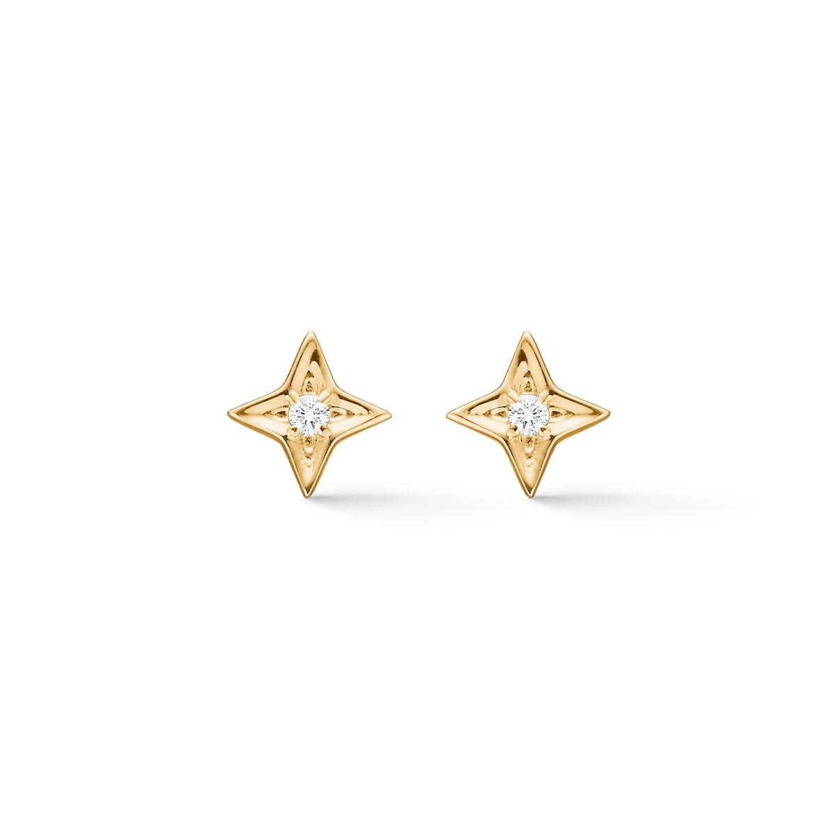 Mads Z Vesper 14kt Guld Ørestikker 0.03ct W.Si – 1511197