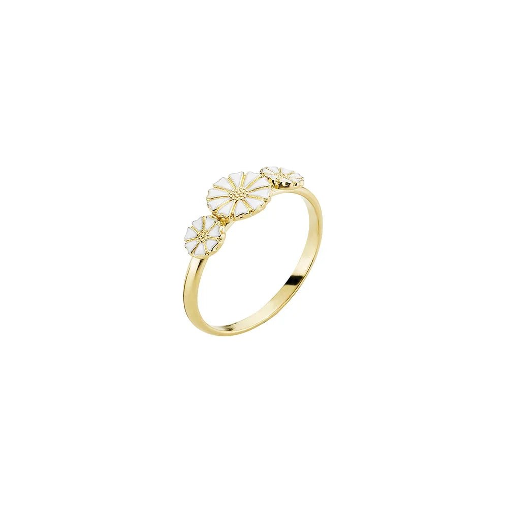Marguerit Ring med 3 Margueriter – 907075-3-M-001