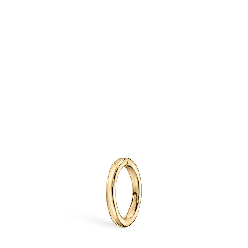 MARIA TASH 5mm Plain Gold Hoop – XR-YG-D5-G18