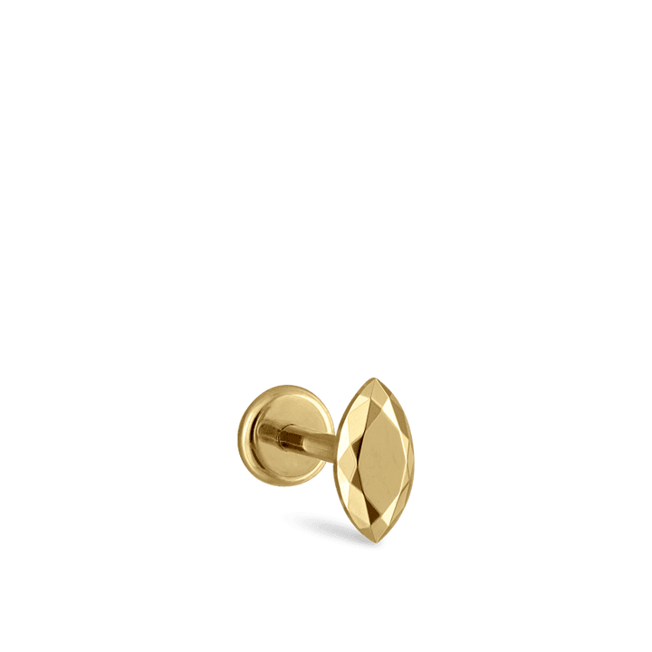MARIA TASH Faceted Gold Marquise Threaded Stud Earring – XMQFC-YG-W55-001