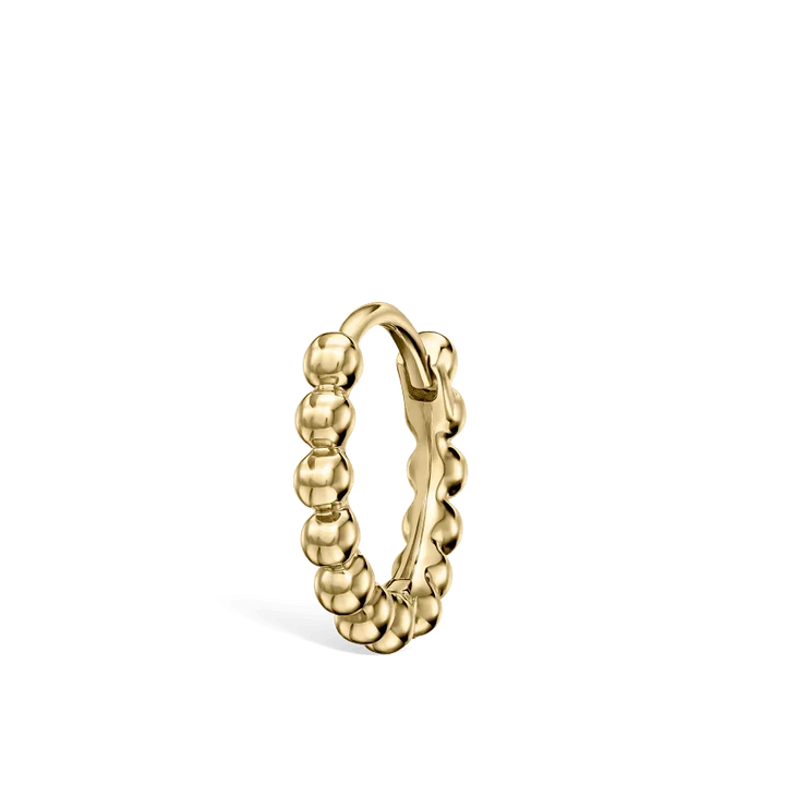 MARIA TASH Granulated Hoop Earring 8mm – XRG-YG-D8