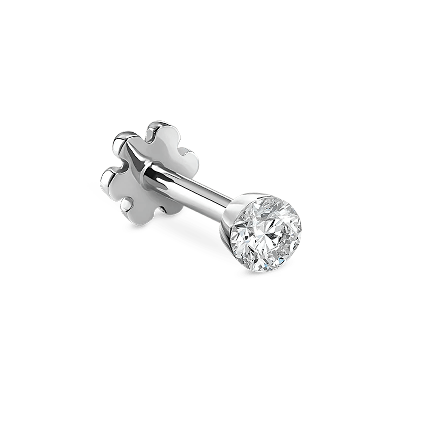 MARIA TASH Invisible Set Diamond 2mm Hvidguld – XIVD-WG-W2-001