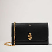 Mulberry Amberley Clutch Small Classic Grain Black 