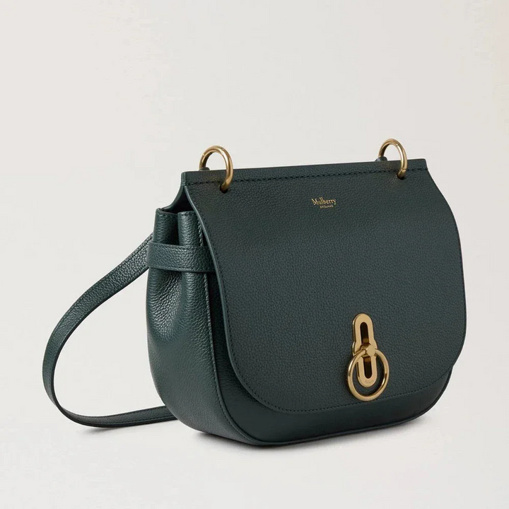 Mulberry Amberley Satchel Small Classic Grain Mulberry Green – produktbillede 2