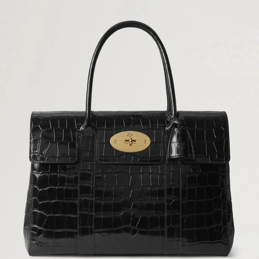 Mulberry Bayswater Croc Black – HH9589/641A100