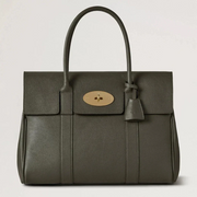 Mulberry Bayswater katajanvihreä Small Classic Grain 