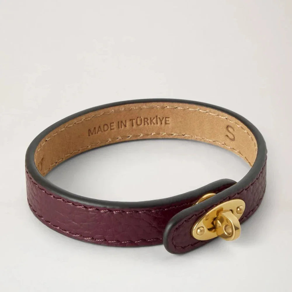 Mulberry Bayswater Thin Bracelet Black Cherry – QB2390/205K560-001