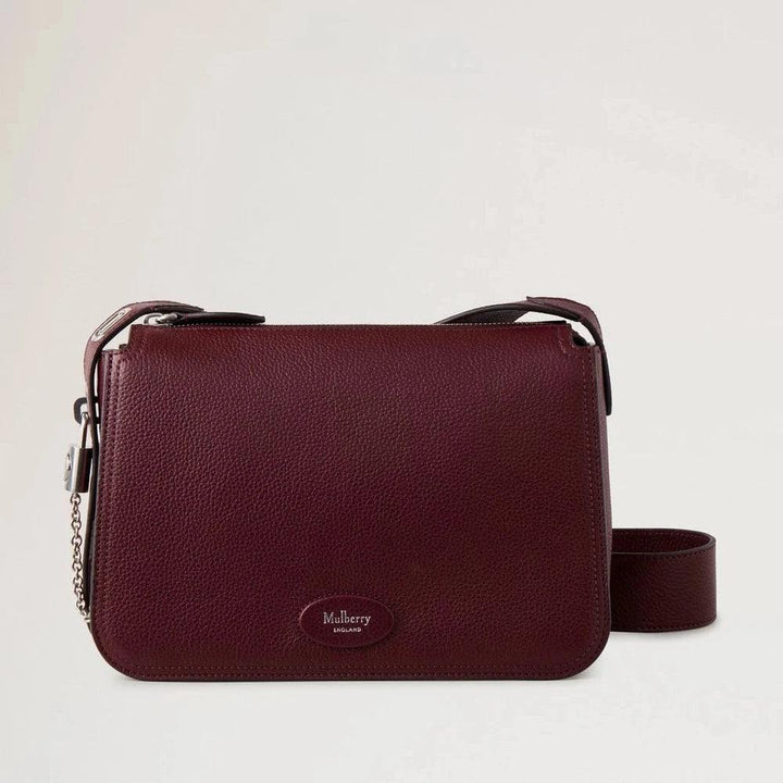 Mulberry Billie Small Classic Grain Black Cherry – produktbillede 2