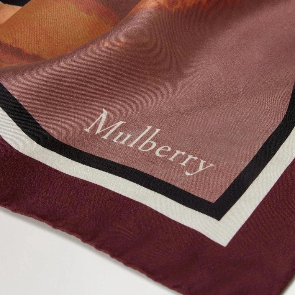 Mulberry Butterfly Wings square Scarf - Black Cherry – VS4832/090K560