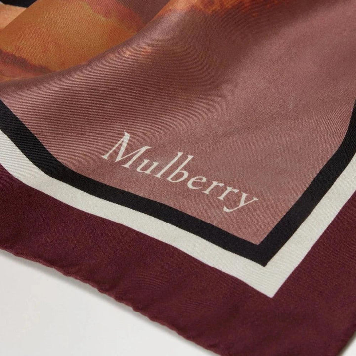 Mulberry Butterfly Wings square Scarf - Black Cherry – VS4832/090K560