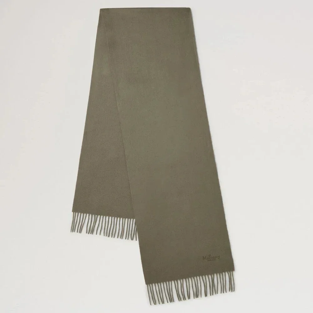 Mulberry Cashmere Scarf Olive – VS4460/071Q140