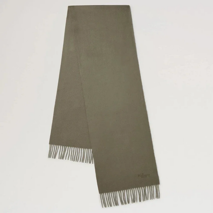 Mulberry Cashmere Scarf Olive – VS4460/071Q140