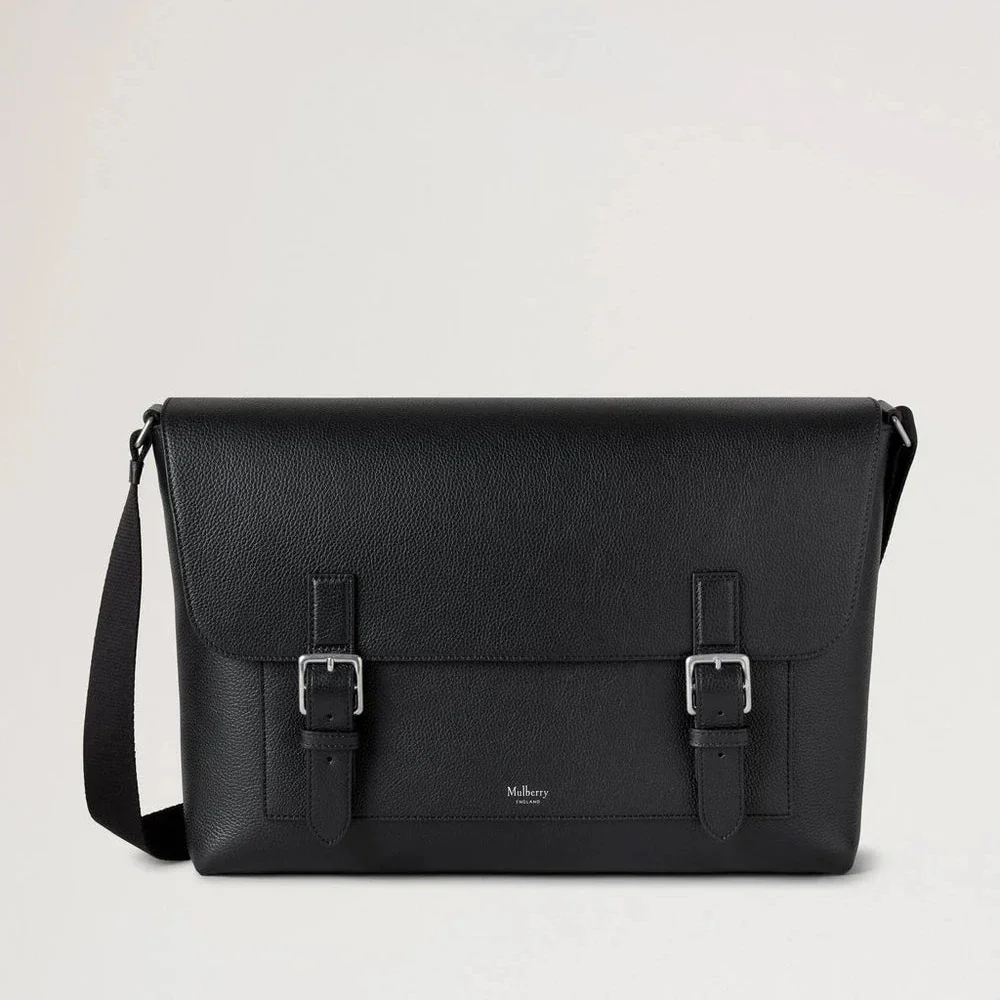 Mulberry Chiltern Crossbody Messenger Black Small Classic Grain – HH9785/205A100