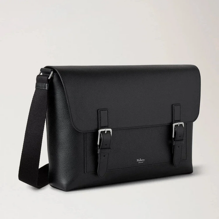 Mulberry Chiltern Crossbody Messenger Black Small Classic Grain – produktbillede 2