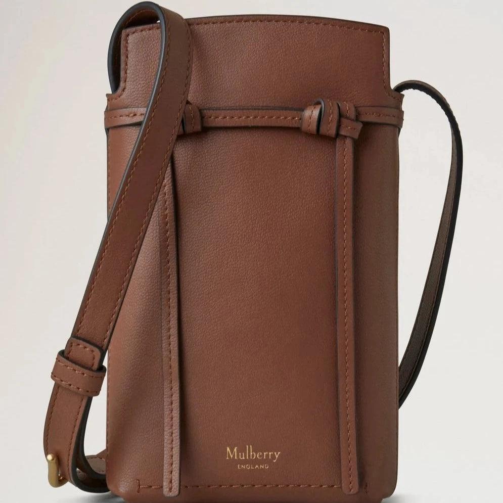 Mulberry Clovelly Phone Pouch Micro Classic Grain Oak – RL8557/587G222