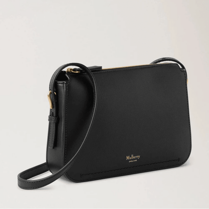 Mulberry Clovelly Pouch Micro Classic Grain Black – produktbillede 2