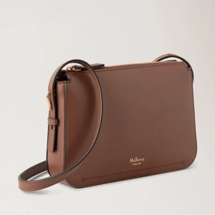 Mulberry Clovelly Pouch Micro Classic Grain Bright Oak – produktbillede 2