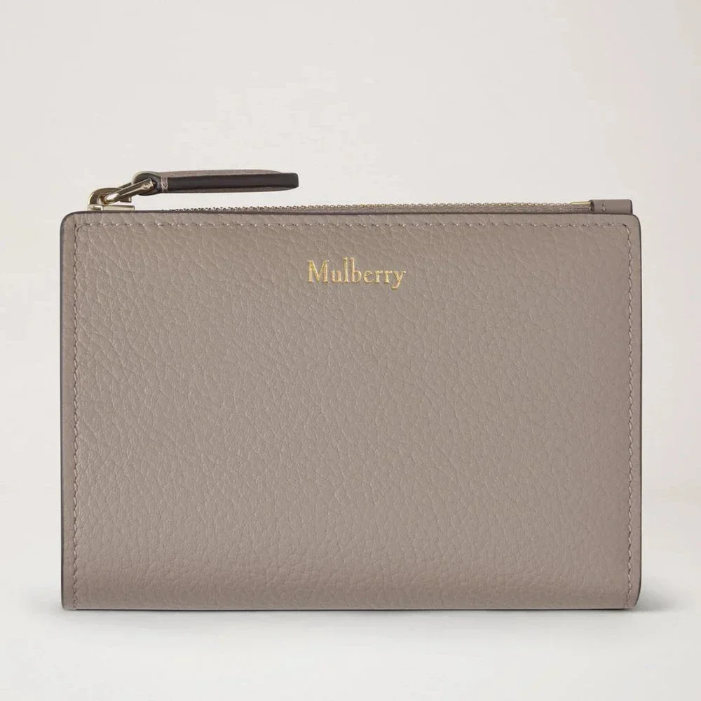 Mulberry Continental Bifold Zipped Wallet Cashmere Taupe – RL8045/205F924