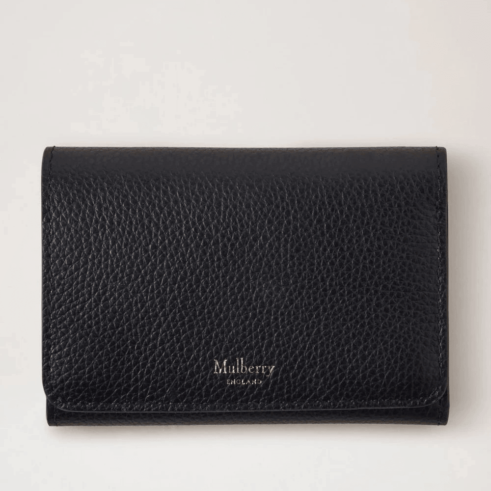 Mulberry Continental Trifold Card Holder Black – RL6824/205A100