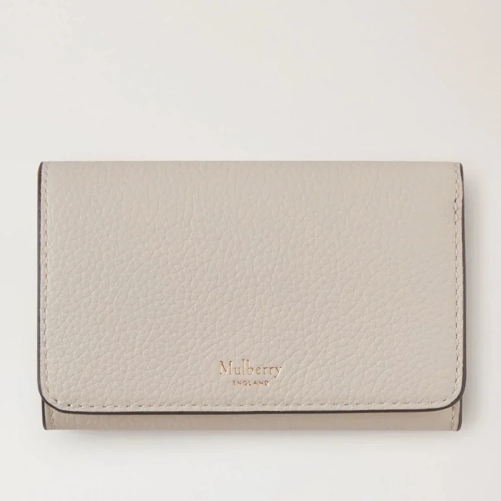 Mulberry Continental Trifold Chalk Small Classic Grain – RL6824/205W160