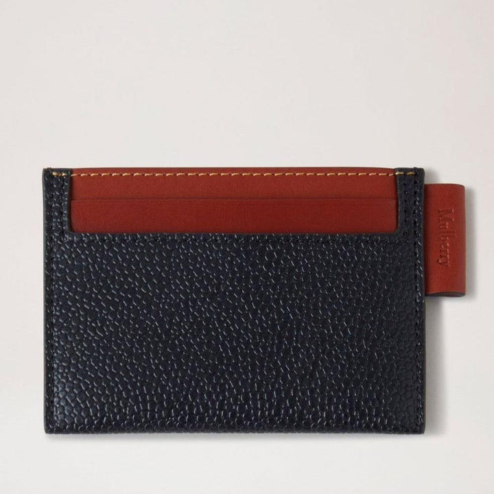 Mulberry Credit Card Slip Eco Scotchgrain Black/Cognac – RL7036/127A340