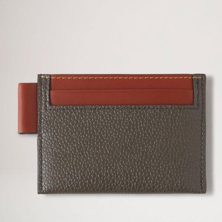 Mulberry Credit Card Slip Eco Scotchgrain Mole/Cognac – produktbillede 2
