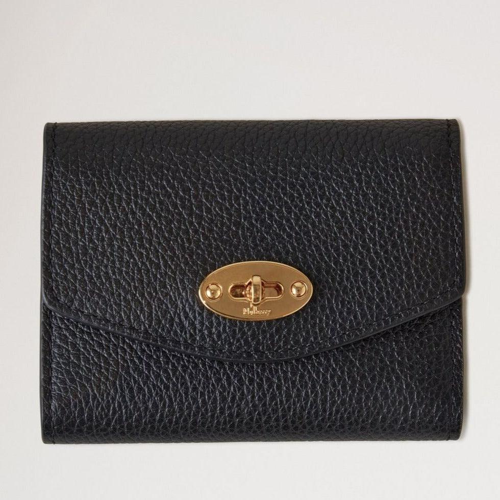 Mulberry Darley Concertina Wallet Small Classic Grain Black – RL8064/205A100