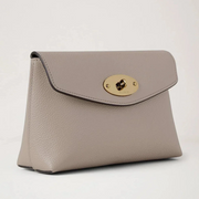 Mulberry Darley -kosmetiikkalaukku Cashmere Taupe Small Classic Grain 