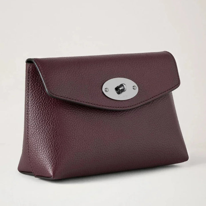Mulberry Darley Cosmetic Pouch Small Classic Grain Black Cherry – RL5077/205K560