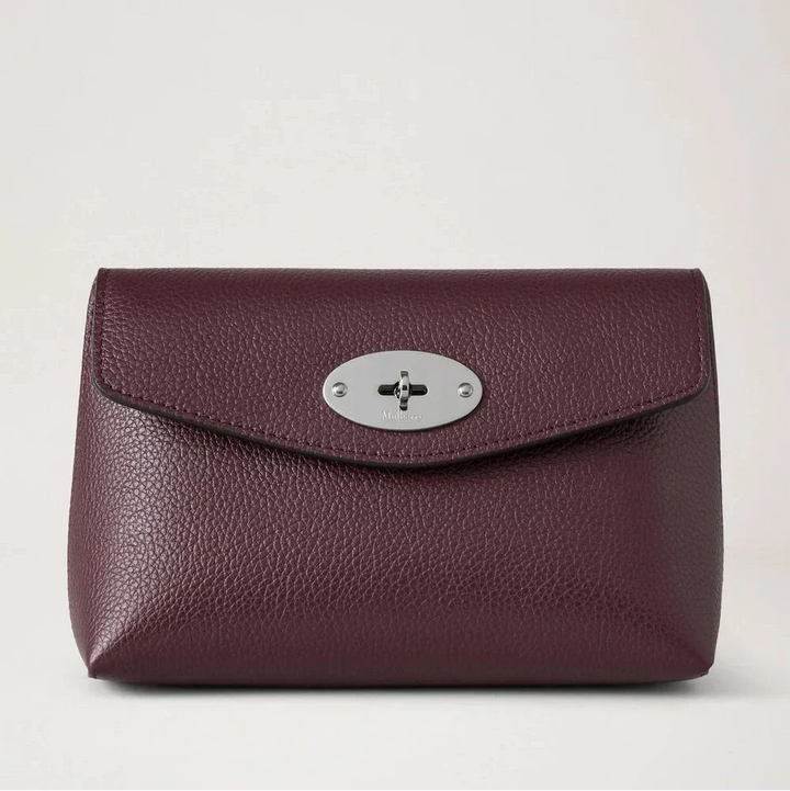 Mulberry Darley Cosmetic Pouch Small Classic Grain Black Cherry – produktbillede 2