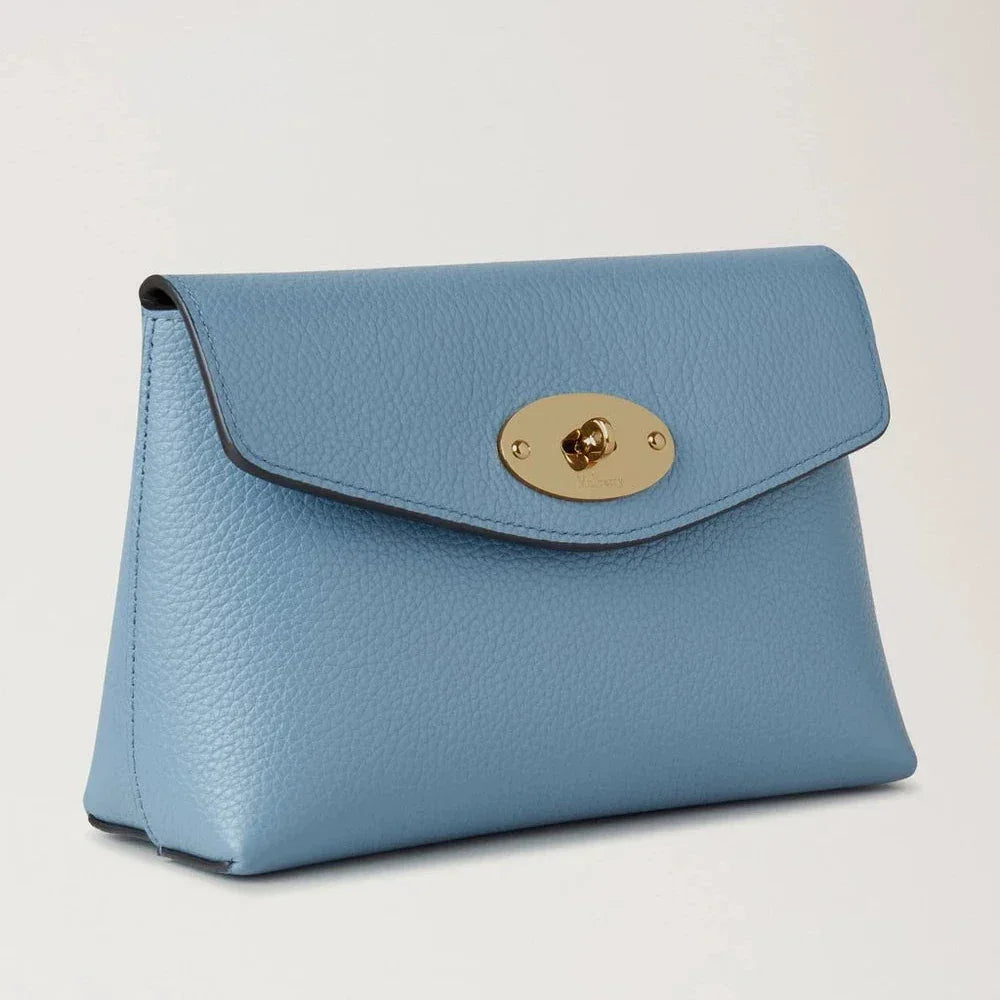 Mulberry Darley Cosmetic Pouch Small Classic Grain Brighton Blue – RL5077/205U921