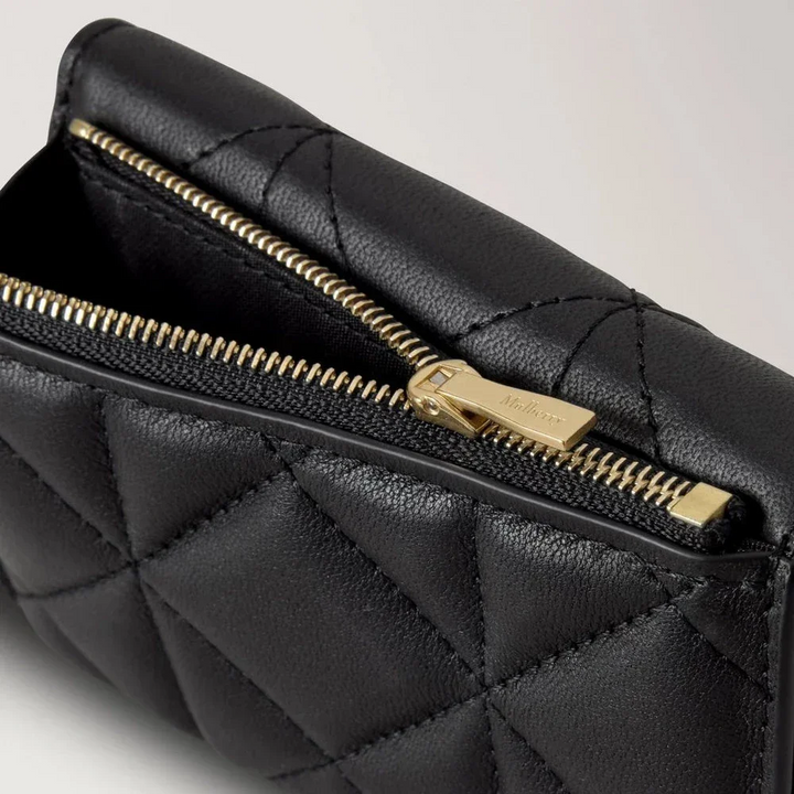 Mulberry Darley Folded Multi-Card Wallet Black Quilted – produktbillede 2