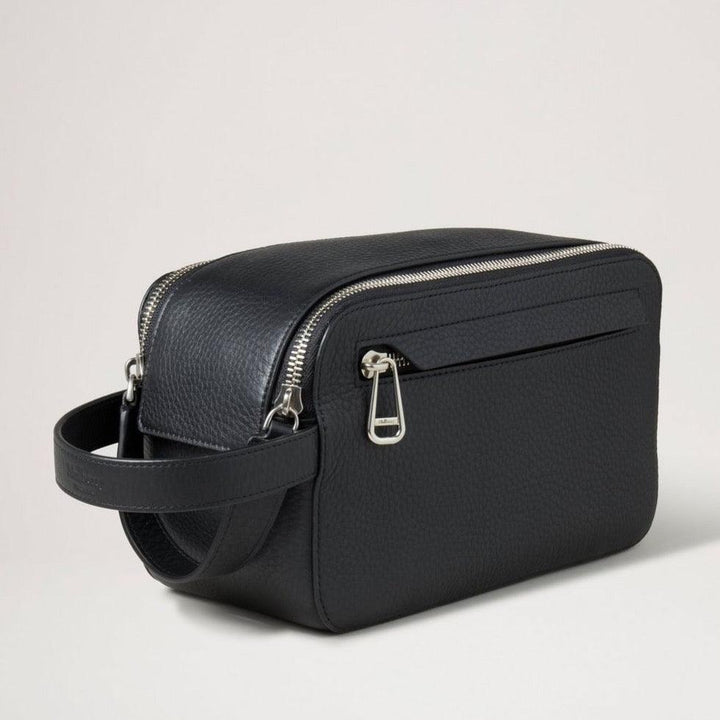 Mulberry Double Zip Wash Case Heavy Grain – produktbillede 2