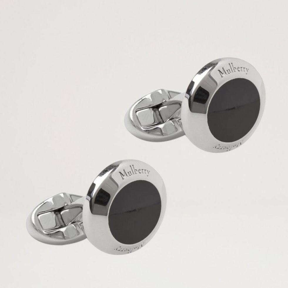 Mulberry Enamel Coin Cufflink – QC1929/000A100