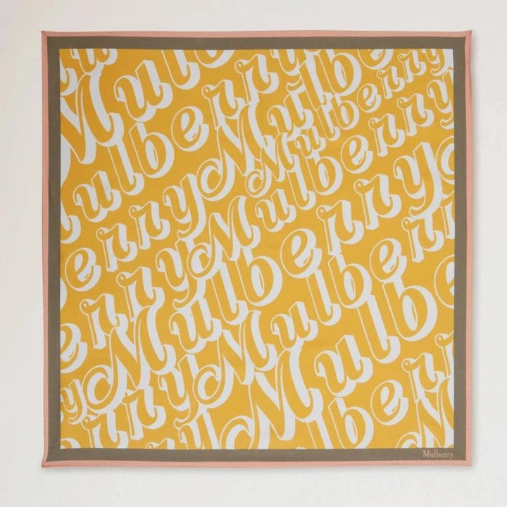 Mulberry Fantasy Logo Square Scarf – VS4802/027P504