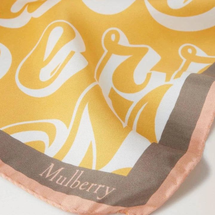 Mulberry Fantasy Logo Square Scarf – produktbillede 2