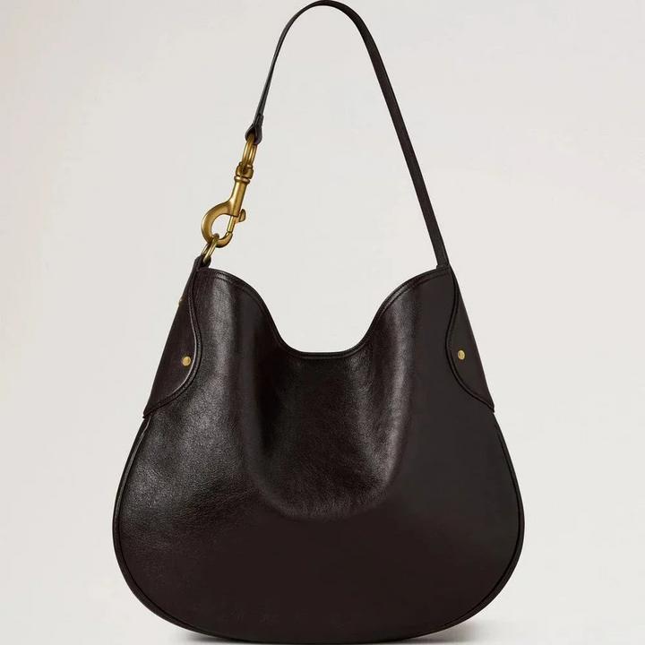 Mulberry Hackney Shoulder Bag Ebony Shiny Buffalo – HH9963/726A110