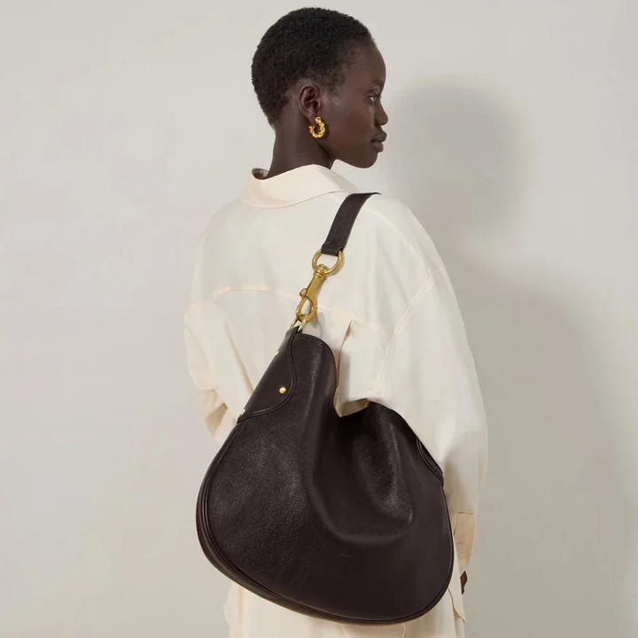 Mulberry Hackney Shoulder Bag Ebony Shiny Buffalo – produktbillede 2