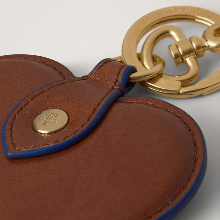 Mulberry Heart Keyring Oak-Pigment Blue – produktbillede 2