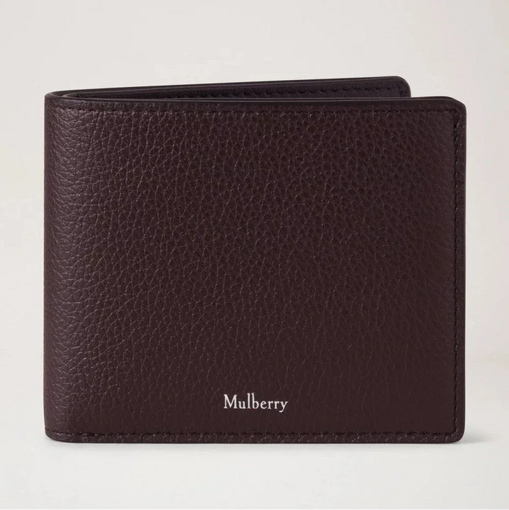 Mulberry Heritage 8 Card Wallet Small Glassic Grain Ebony – RL7395/205A110