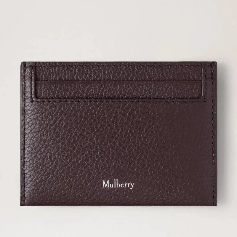Mulberry Heritage Credit Card Slip Small Classic Grain Ebony – RL4064/205A110