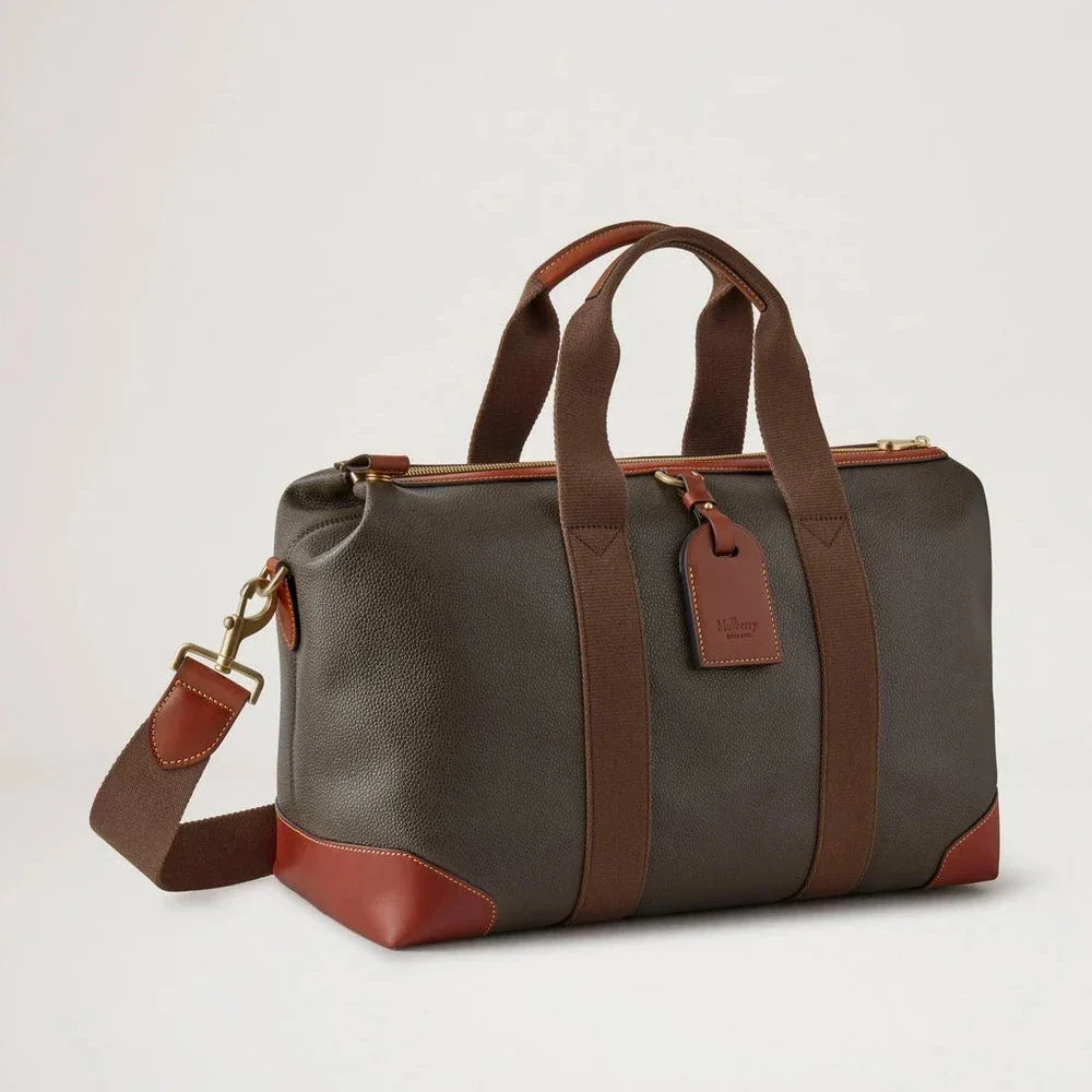 Mulberry Heritage Day Clipper Mole & Cognac Printed BioVeg Scotchgrain – HS5195/127Q330